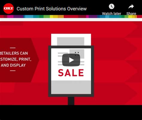 oki data custom print solutions overview industry analysts