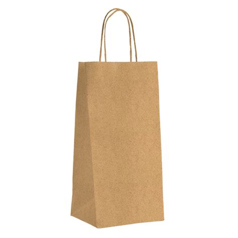 Sac Papier Kraft Brun Ou Bouteilles G Soufflets Lat Raux