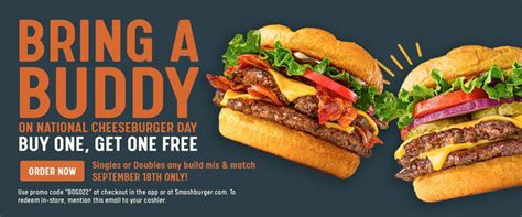 smashburger-national-cheeseburger-day - Triangle on the Cheap