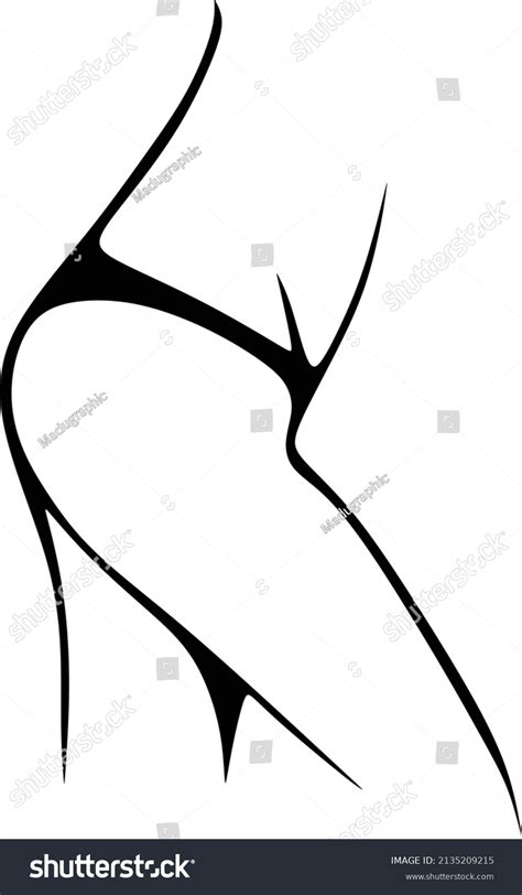 Vektor Stok Teen Bikini Girl Vector Drawing Nude Tanpa Royalti 2135209215 Shutterstock