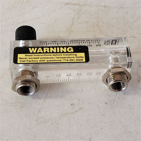 King Instrument Company 0-30 SCFH Air ATP Flor Meter Controller Regula