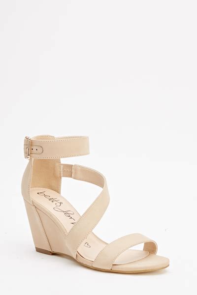 Nude Wedge Sandal Craftysandals