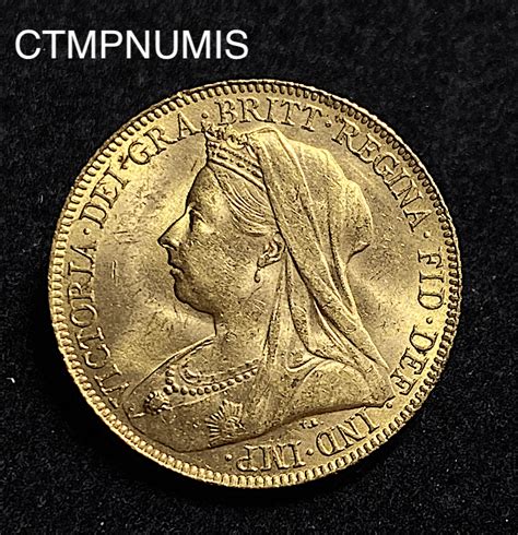 Monnaie Royaume Uni Souverain Or Victoria Sup Ctmp Numis