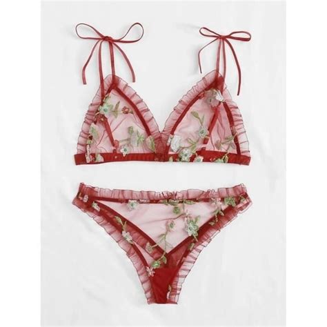 Ensemble lingerie Lingerie Sexy Type w470 Maille Dentelle Blanc Blanc Cdiscount Prêt