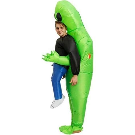 D Guisement Alien Gonflable Pour Adultes Vert Cdiscount Jeux Jouets