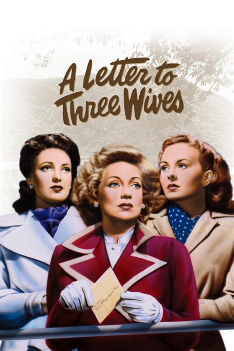 A Letter To Three Wives 1949 Posters — The Movie Database Tmdb