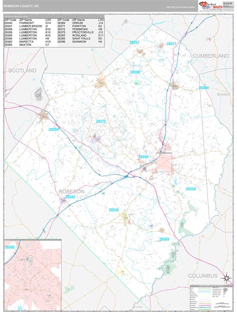 Robeson County Zoning Map - Broadway At The Beach Map