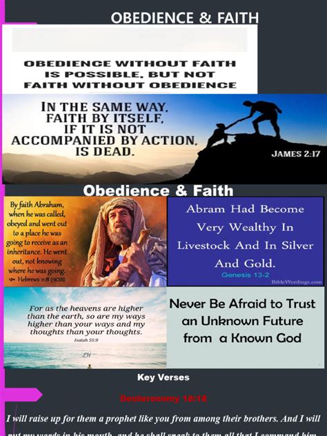 Obedience and Faith | PDF