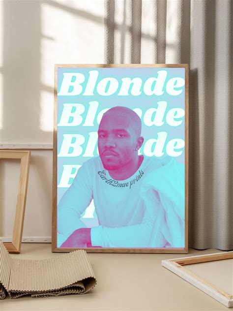 Frank Ocean Blonde Poster Graphic Design Multicolor Channel Orange Nostalgia Ultra DIGITAL Print