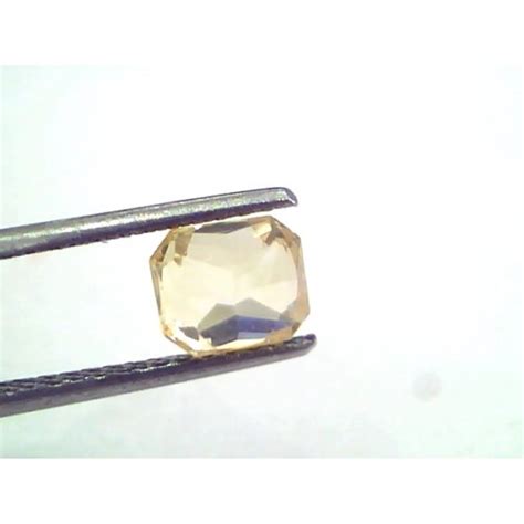 Ct Unheated Untreated Natural Ceylon Yellow Sapphire Pukhraj