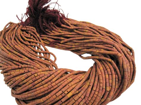 Pipestone Beads Pipestone Heishi Beads Brown Heishi Beads Etsy