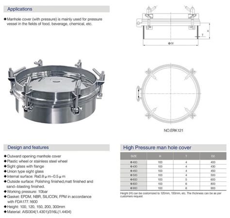 stainless steel tank manway donjoy technology coltd