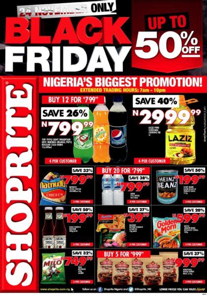 Shoprite This Black Friday Get Up To 50 Discount On Amazing Deals