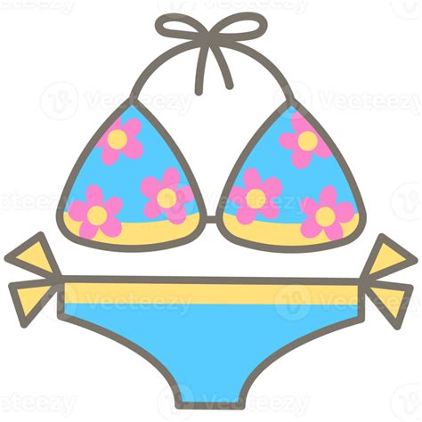 Ni O Mano Dibujado Linda Vistoso Contento Bikini D A Margarita Modelo Bikini Png