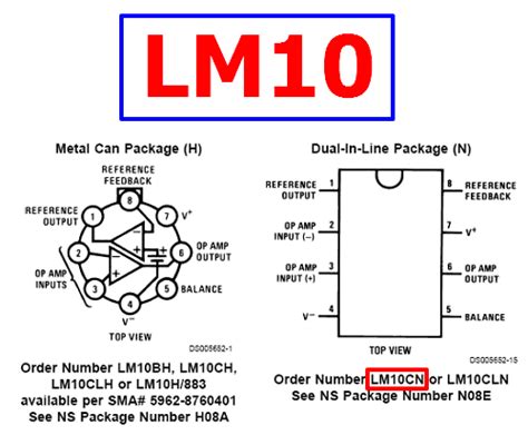 Lm Datasheet Op And Voltage Reference National