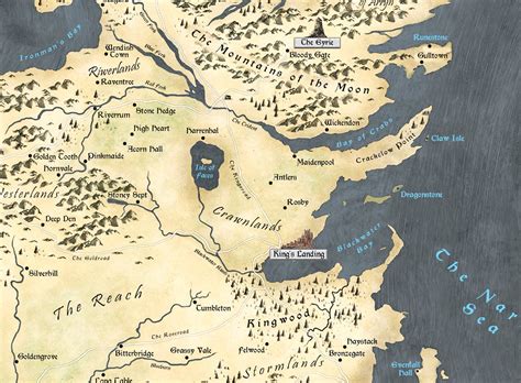 Westeros Map and Essos Map GOT Map Archival Paper Canvas | Etsy