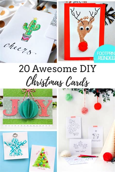 20 DIY Ideas to Make Awesome Christmas Cards This Year