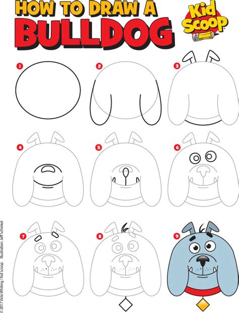 how to draw a bulldog