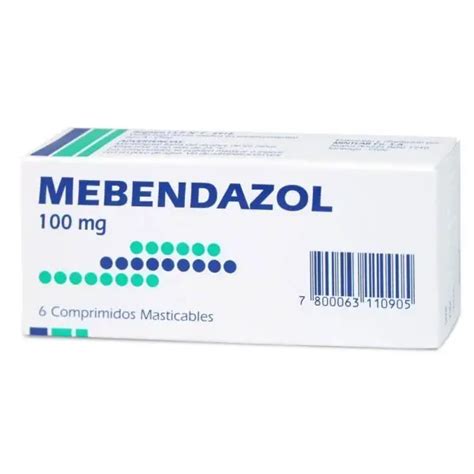 Mebendazol 100 Mg 6 Comprimidos MintLab EcoFarmacias