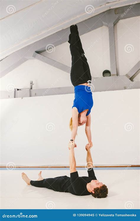 Theme Is Sports And Acreage A Young Caucasian Male And Female Couple