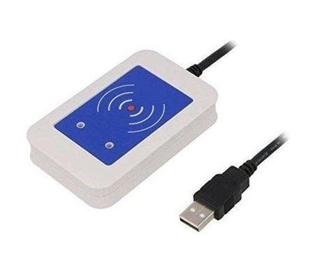 Xerox ELATEC TWN4 MIFARE NFC RFID CARD READER WHITE USB 2M CABLE