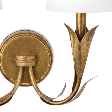 River Reed Sconce Double Rainsford Company