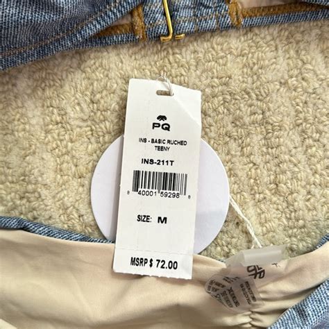 Pq Swim Swim Pq Swim Rosie Ring Bandeu Bikini Top And Basic Ruched Bottoms Tiny Poshmark