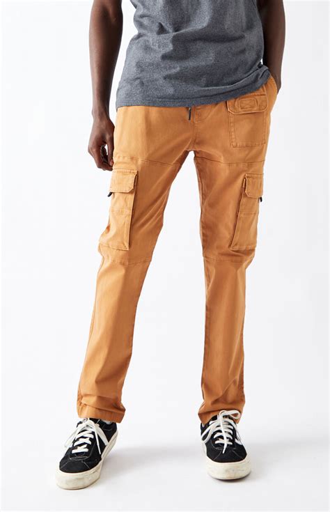 Pacsun Utility Brown Slim Cargo Pants Pacsun