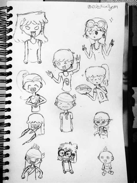 Loud House Doodles By Eclecticallyem On Deviantart