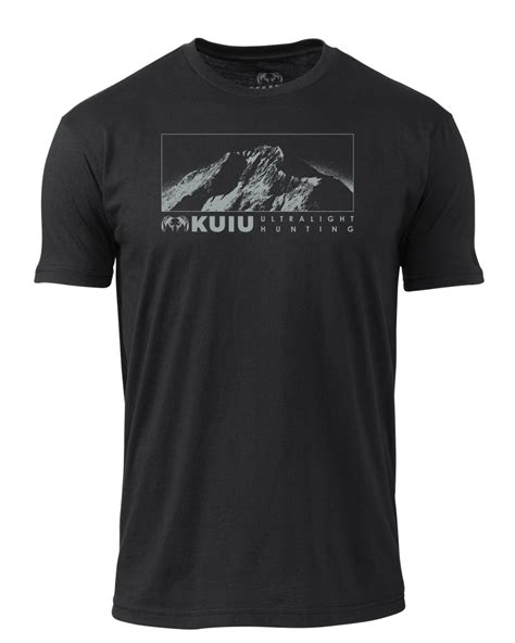 Kuiu Mountain Range T Shirt Black