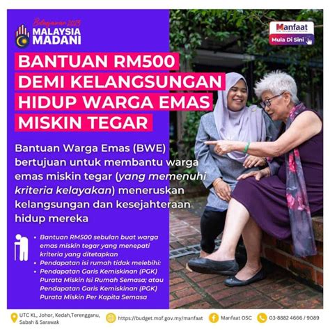 Cara Mohon Bantuan Warga Emas RM500 Sebulan Bagi Tahun 2023