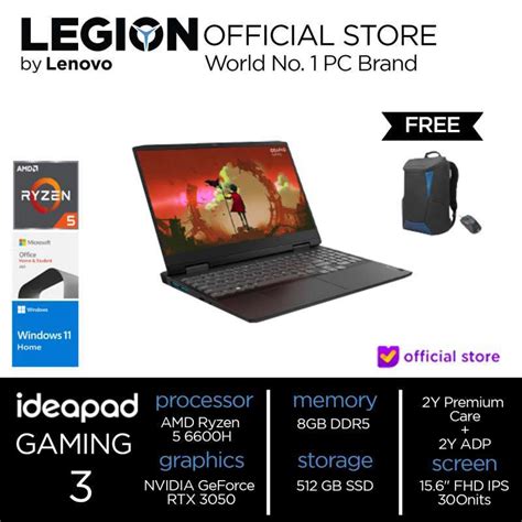 Jual Lenovo Ideapad Gaming 3 15arh7 B8id Amd Ryzen 5 6600h 8gb 512gb