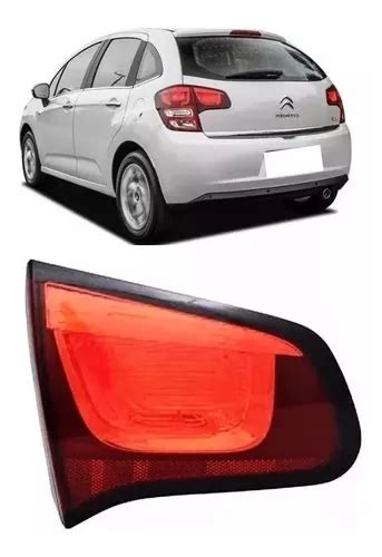 Lanterna Citroen C3 2013 2014 2015 Nova Lado Esquerdo Tampa