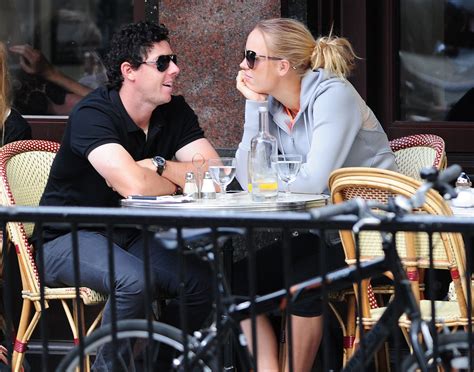 Caroline Wozniacki With Rory McIlroy in London - May 2014 • CelebMafia