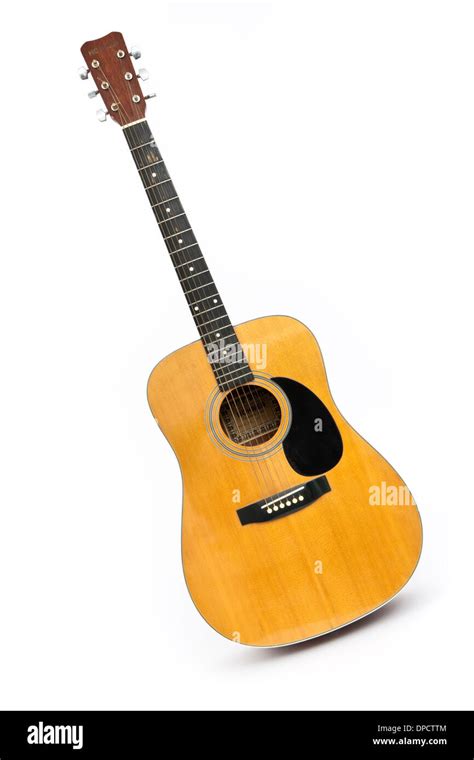 Vintage Hohner Mw 400n Leyanda Series Acoustic Guitar Stock Photo