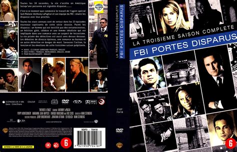 Jaquette DVD de FBI portes disparus Saison 3 COFFRET Cinéma Passion