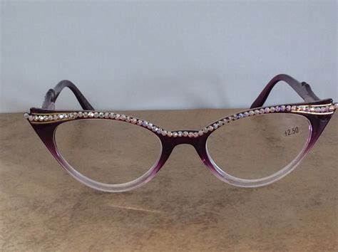 Swarovski Crystal Reading Glasses Etsy