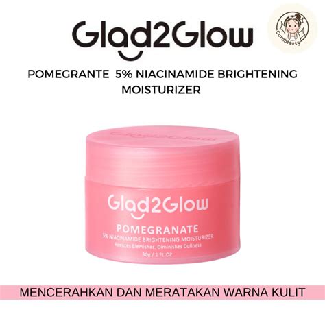 Jual Manado Glad2glow Pomegranate 5 Niacinamide Brightening