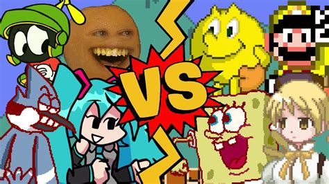 M U G E N Battles Mordecai Miku Annoying Orange Marvin Vs Mami Tomoe