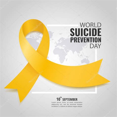 Vector Ilustraci N Del D A Mundial De La Prevenci N Del Suicidio