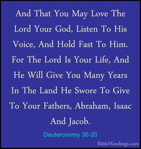 Deuteronomy 30 - Holy Bible English - BibleWordings.com