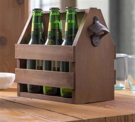 Diy Wooden Beer Caddy Plans Diyscraftsy