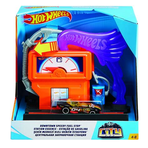 Mattel Hot Wheels City Postav město Benzínová stanice 4KIDS cz