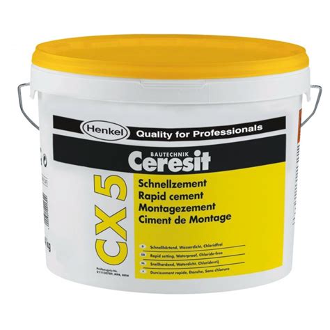 Бързосвързващ цимент Ceresit CX5 / 5кг - PRAKTIS