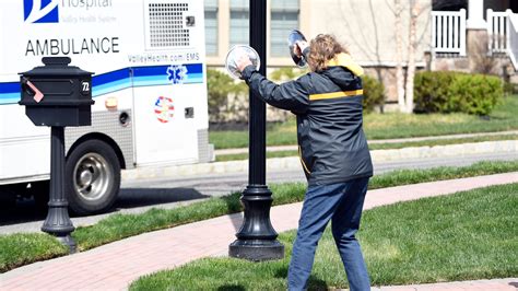 Ramsey NJ residents cheer on first responders during drive-by parade