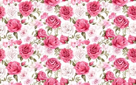 Premium Photo Carnation Watercolor Seamless Pattern Background