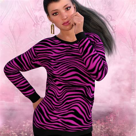 Cute Sweater For The Genesis 8 Female Ugly Sweater 3d Figure Assets