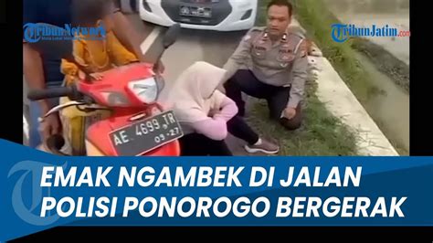 Wanita Ponorogo Ancam Tidur Di Jalan Perkara Beli Sepeda Motor Polisi