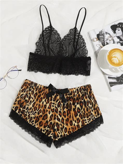 Floral Lace Lingerie Set Foreplay Boutique