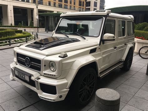 Mercedes G63 Brabus white and black in 2024 | Mercedes g63, Dream cars, Black